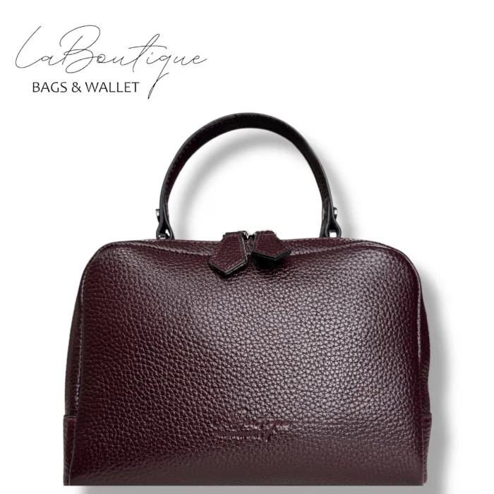 %100 DERİ LB ÇANTA D-2500 BORDO