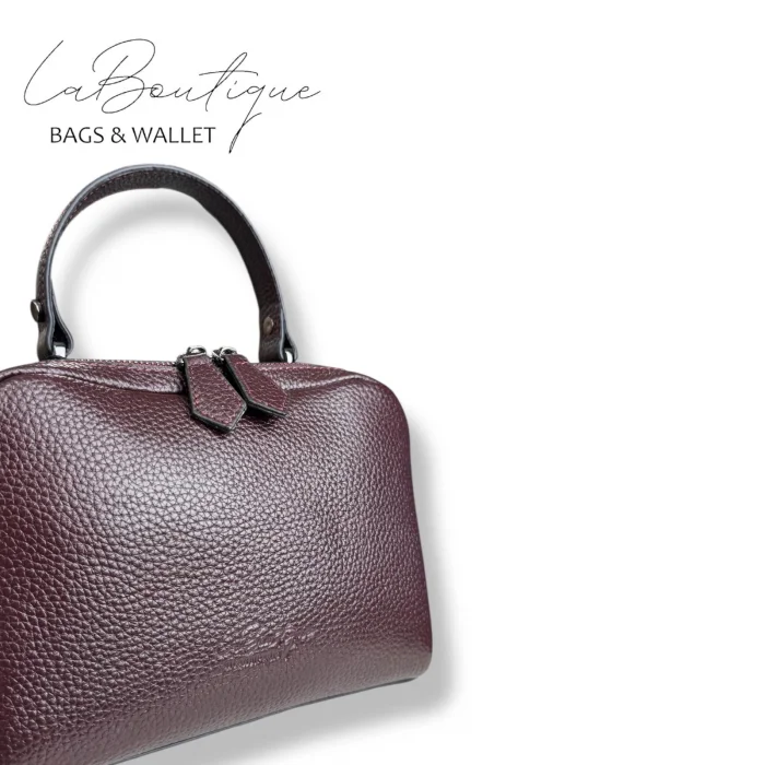 %100 DERİ LB ÇANTA D-2500 BORDO