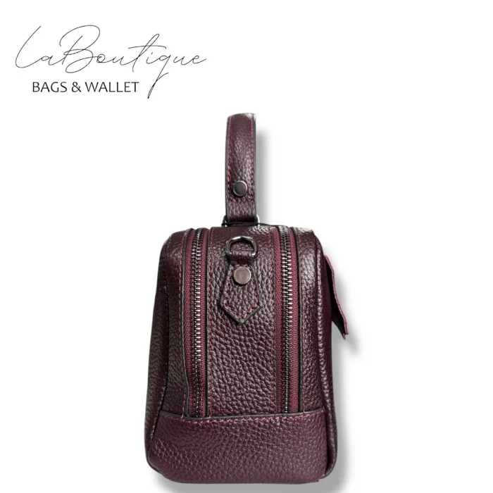 %100 DERİ LB ÇANTA D-2500 BORDO