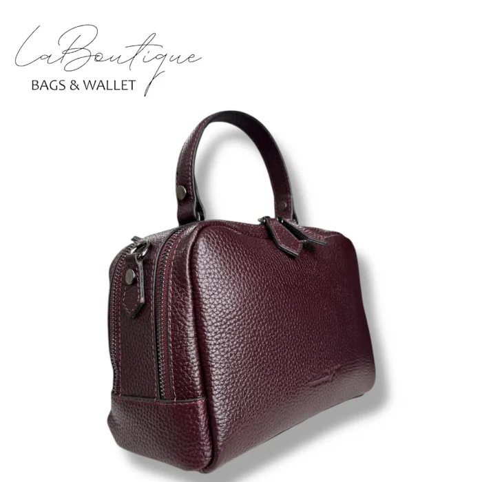 %100 DERİ LB ÇANTA D-2500 BORDO