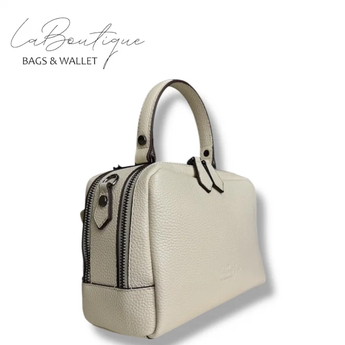 %100 DERİ LB ÇANTA D-2500 KREM