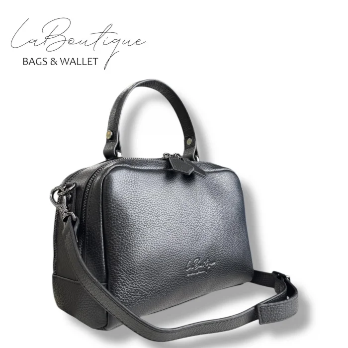 %100 DERİ LB ÇANTA D-2500 SİYAH