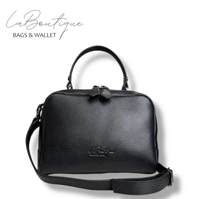 %100 DERİ LB ÇANTA D-2500 SİYAH