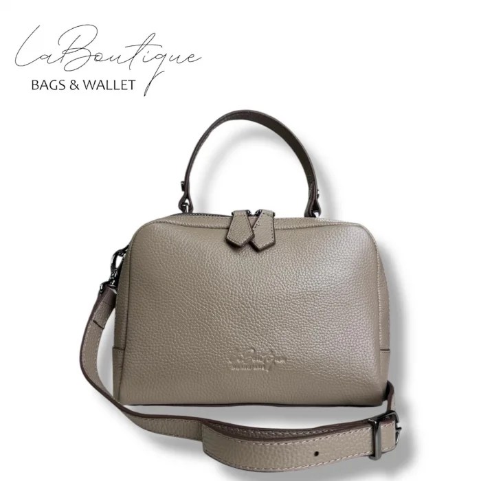 %100 DERİ LB ÇANTA D-2500 VİZON