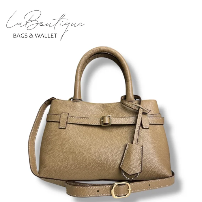 %100 DERİ LB ÇANTA D-2750 BİSKÜVİ