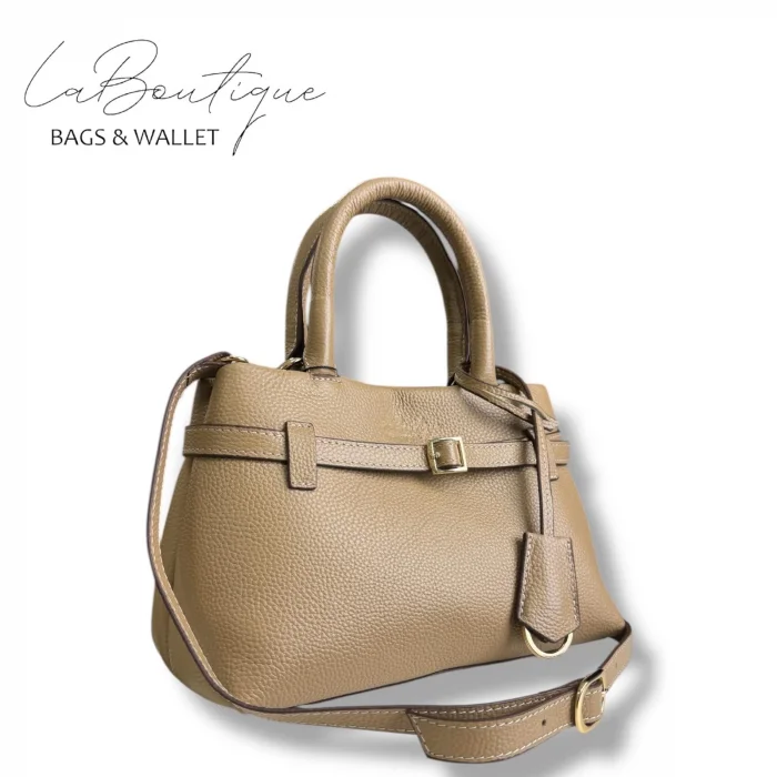 %100 DERİ LB ÇANTA D-2750 BİSKÜVİ