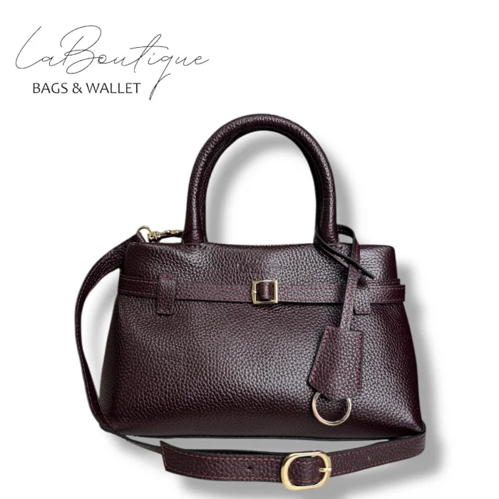 %100 DERİ LB ÇANTA D-2750 BORDO