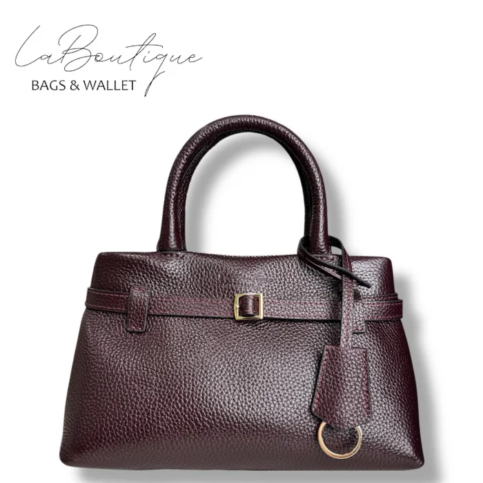 %100 DERİ LB ÇANTA D-2750 BORDO