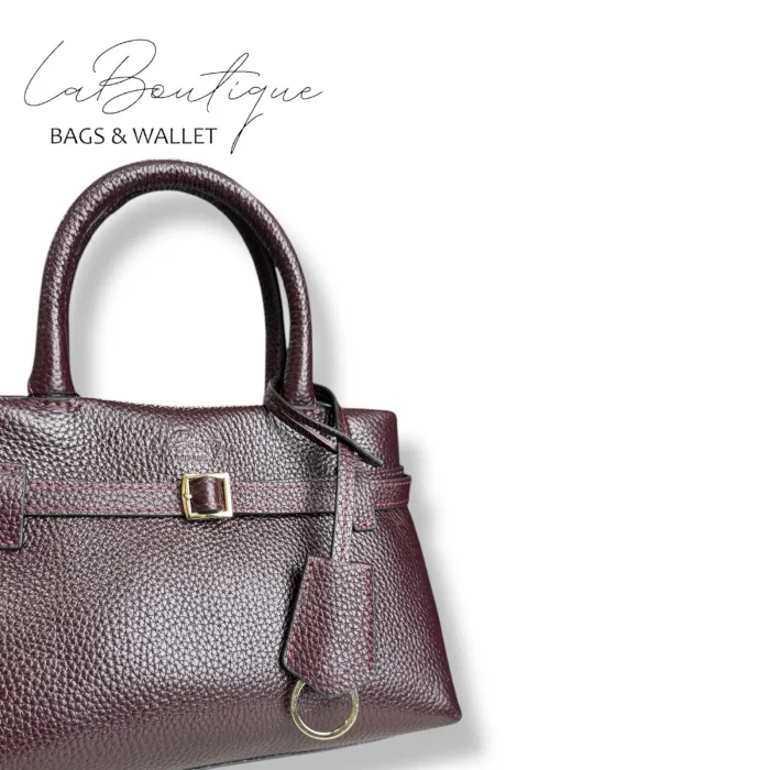 %100 DERİ LB ÇANTA D-2750 BORDO