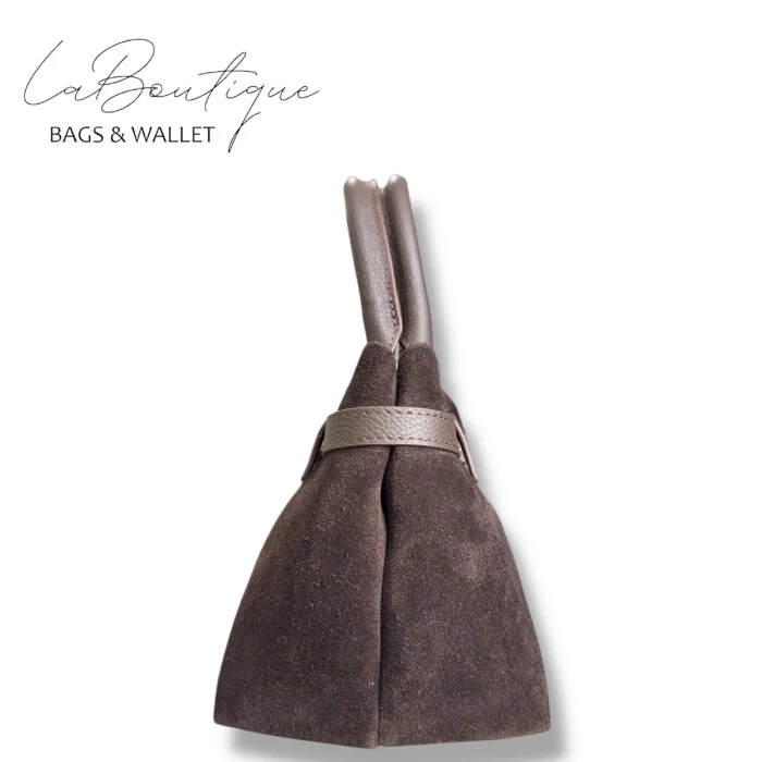 %100 DERİ LB ÇANTA D-2750 SÜET KAHVE