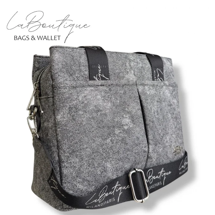 LB ÇANTA 2808 KIRÇIL GRİ