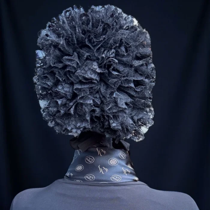 BONE SİLİKONLU FIRFIRLI DİKİŞSİZ SİYAH