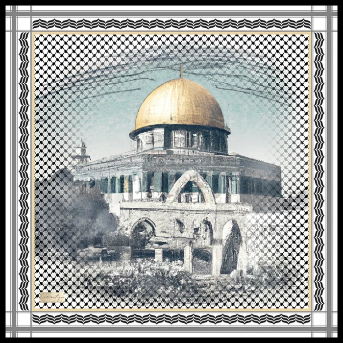 FİLİSTİN SERİSİ %100 SURA İPEK - F101 - 90X90