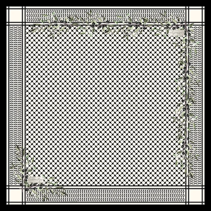 FİLİSTİN SERİSİ %100 SURA İPEK - F103 - 90X90