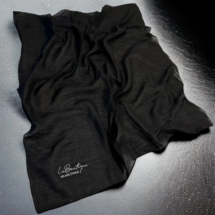 HERBAL BİTKİSEL EŞARP SİYAH