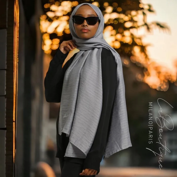 HERBAL BİTKİSEL ŞAL FIRTINA GRİ - 70X190