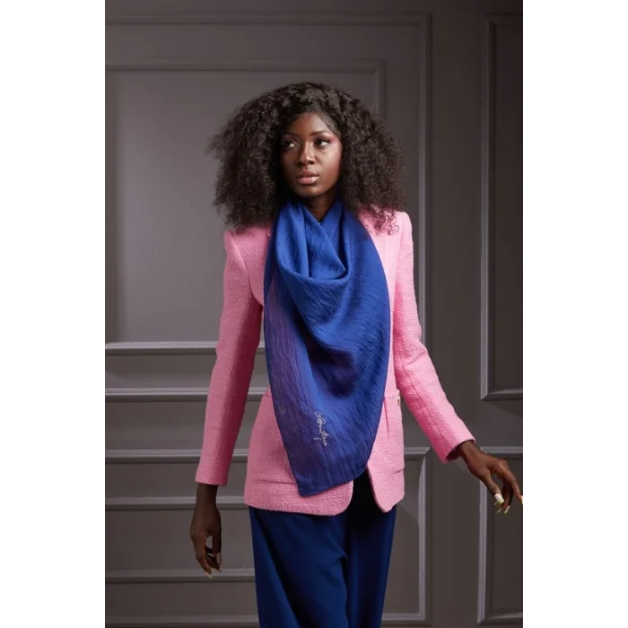 HERBAL BİTKİSEL ŞAL GECE MAVİ