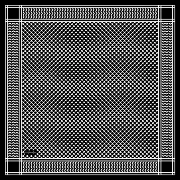 KEFİYE EŞARP-2 90X90 HERBAL/BİTKİSEL