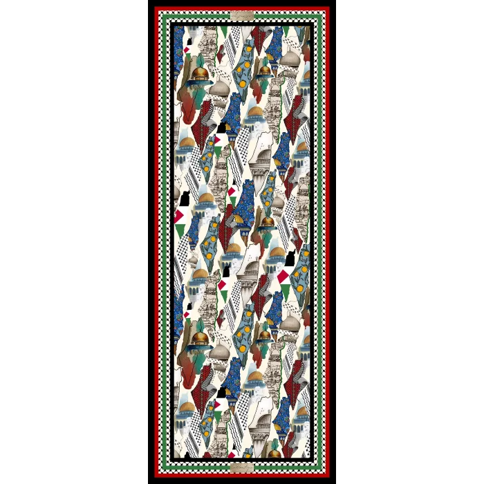 KEFİYE ŞAL F112-03 70X190 HERBAL/BİTKİSEL