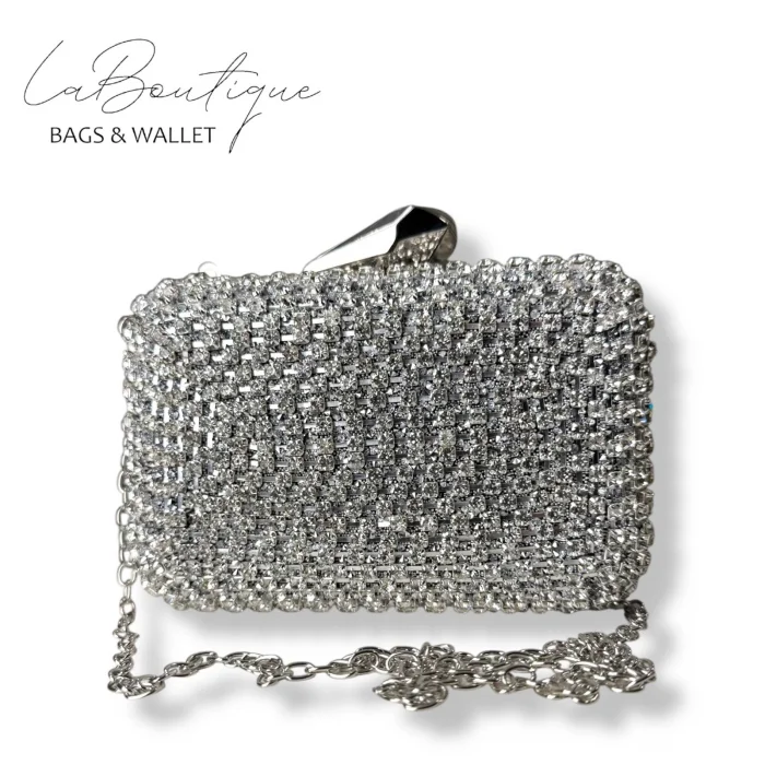 LB ABİYE ÇANTA 25-001 GÜMÜŞ