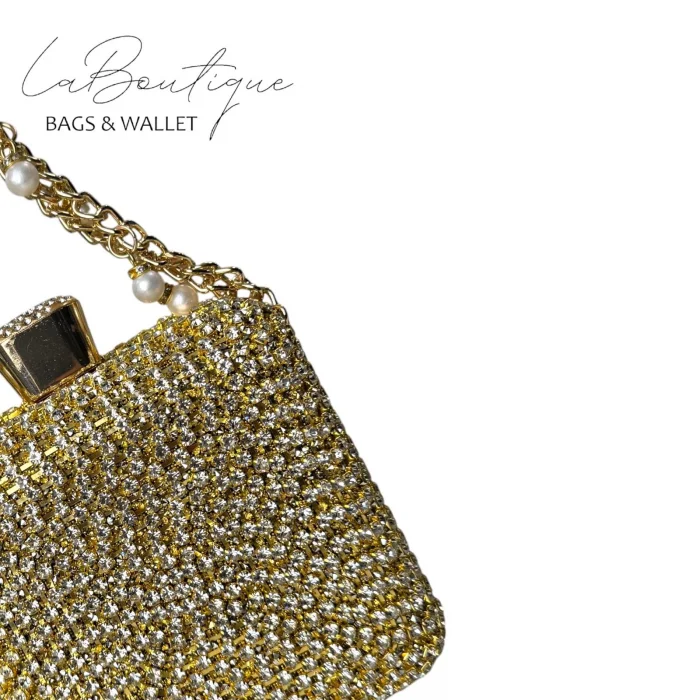 LB ABİYE ÇANTA 25-002 GOLD