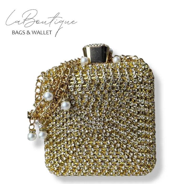 LB ABİYE ÇANTA 25-002 GOLD