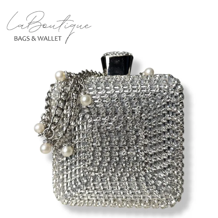 LB ABİYE ÇANTA 25-002 GÜMÜŞ