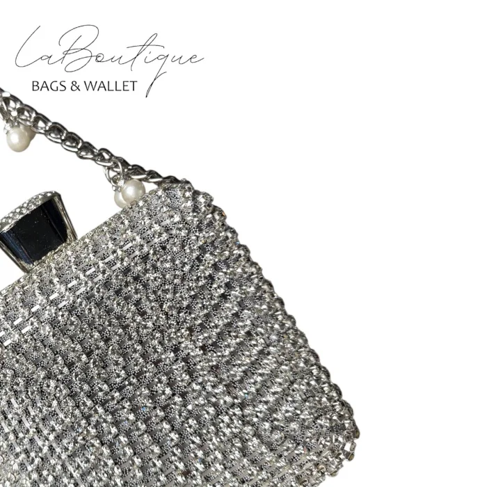 LB ABİYE ÇANTA 25-002 GÜMÜŞ