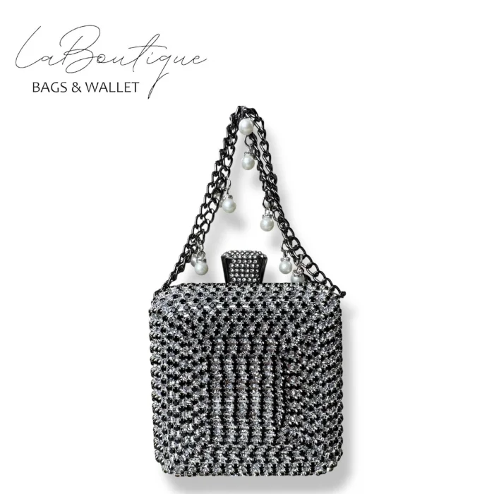 LB ABİYE ÇANTA 25-002 SİYAH