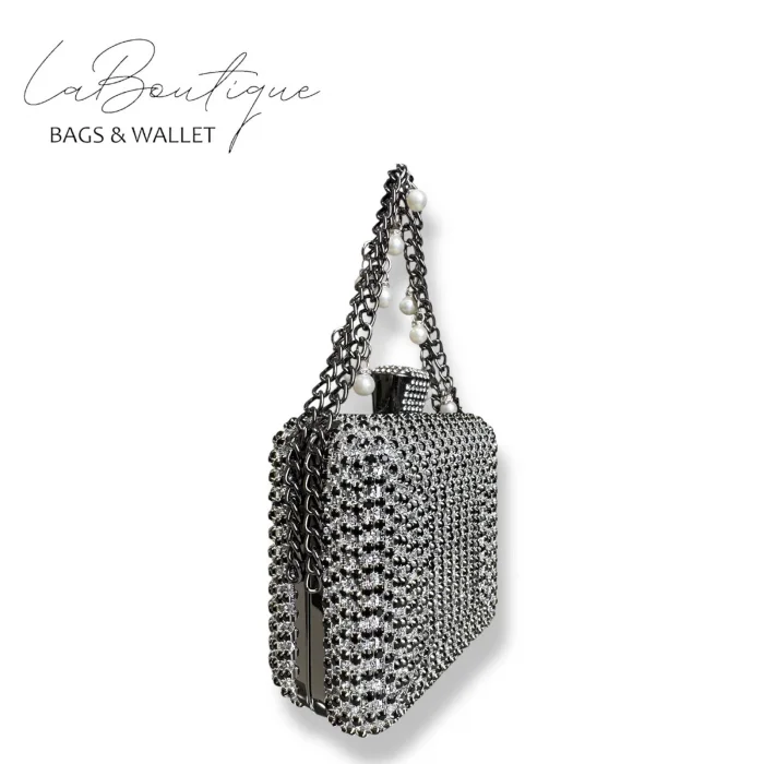 LB ABİYE ÇANTA 25-002 SİYAH