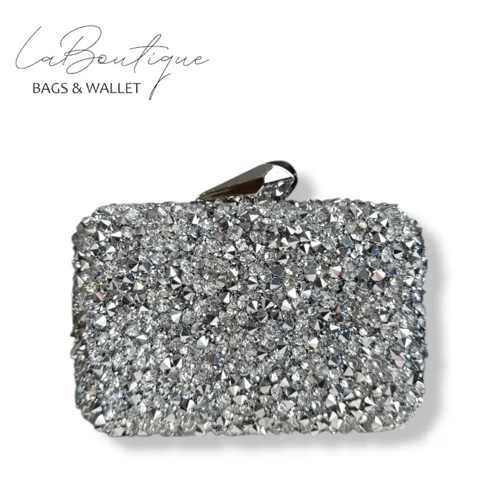 LB ABİYE ÇANTA 25-003 GÜMÜŞ