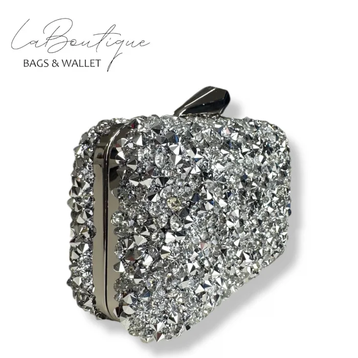 LB ABİYE ÇANTA 25-003 GÜMÜŞ