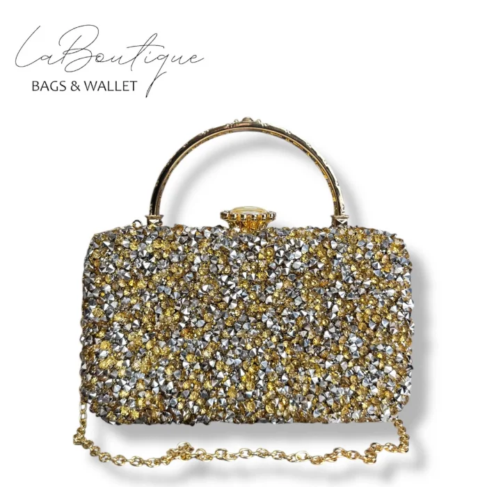 LB ABİYE ÇANTA 25-004 GOLD