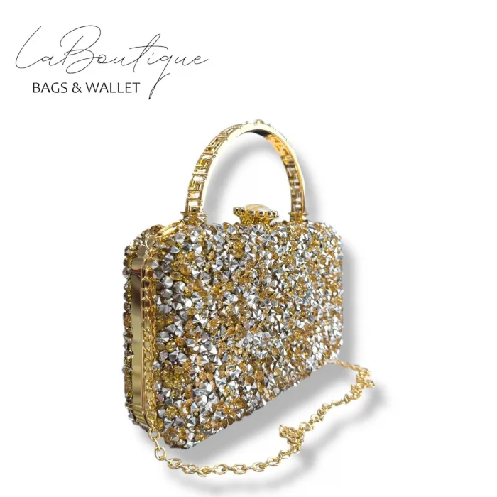 LB ABİYE ÇANTA 25-004 GOLD