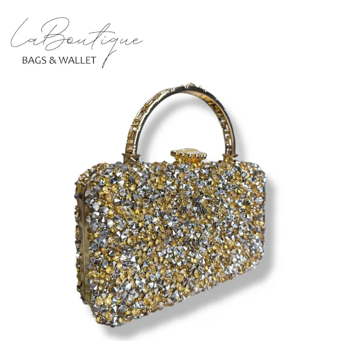 LB ABİYE ÇANTA 25-004 GOLD