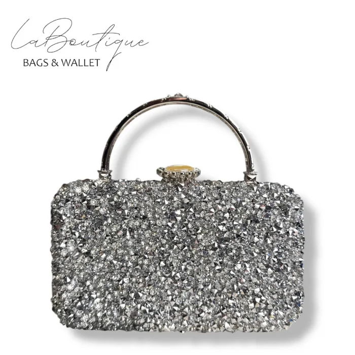 LB ABİYE ÇANTA 25-004 GÜMÜŞ