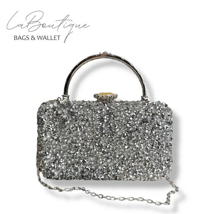 LB ABİYE ÇANTA 25-004 GÜMÜŞ