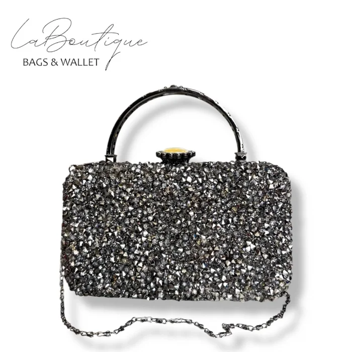 LB ABİYE ÇANTA 25-004 PLATİN