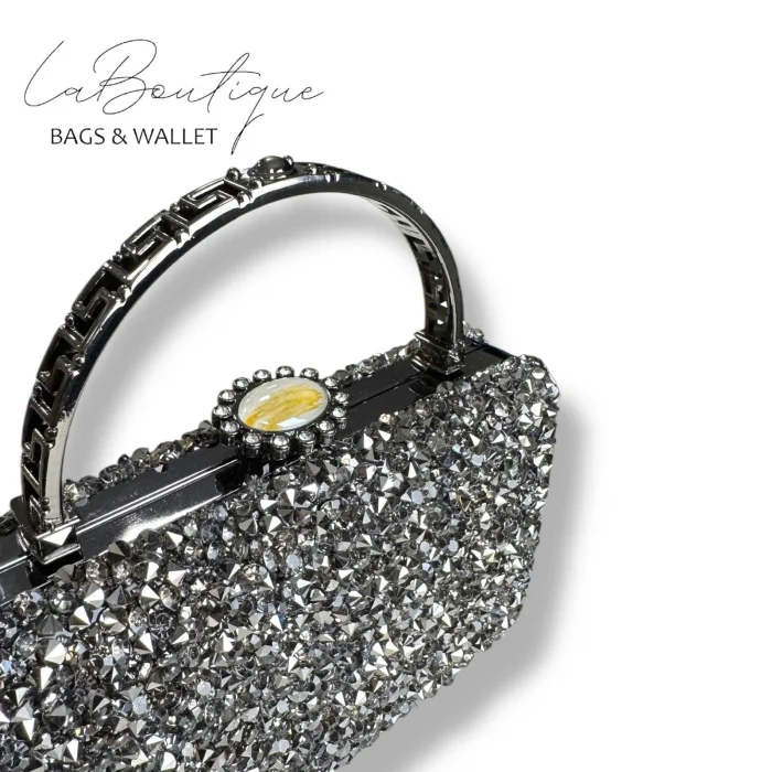 LB ABİYE ÇANTA 25-004 PLATİN