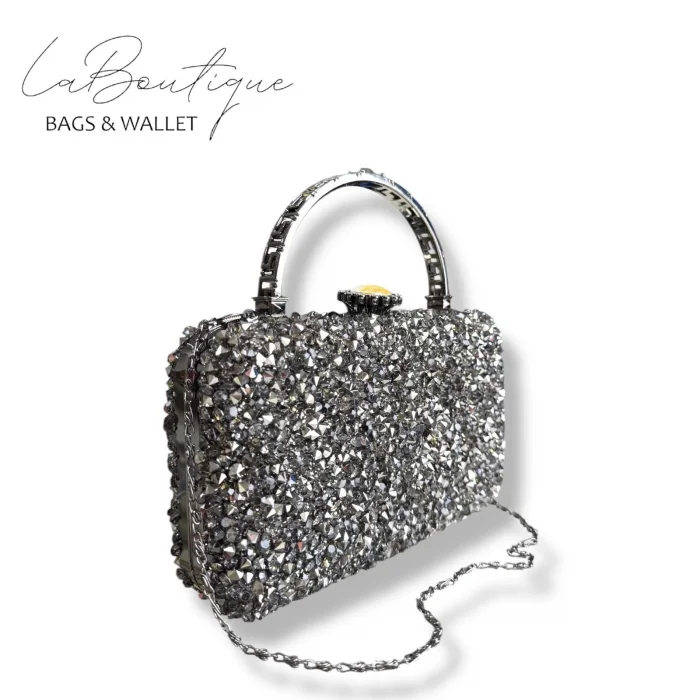 LB ABİYE ÇANTA 25-004 PLATİN