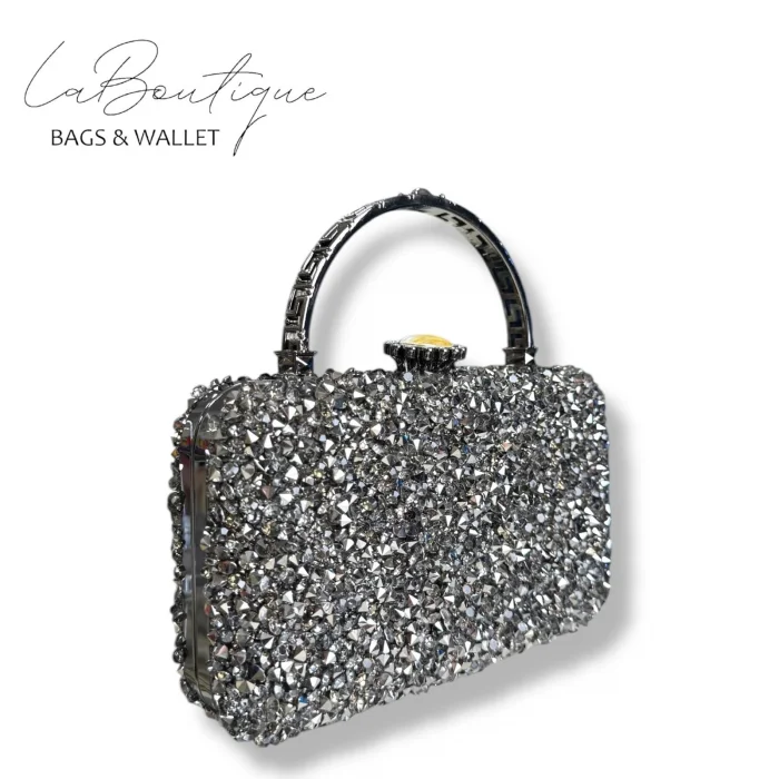 LB ABİYE ÇANTA 25-004 PLATİN