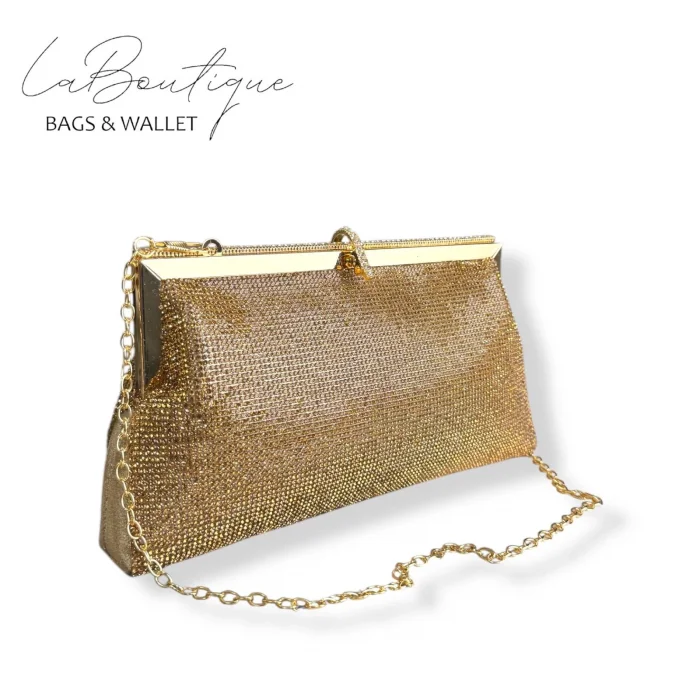 LB ABİYE ÇANTA 25-005 GOLD