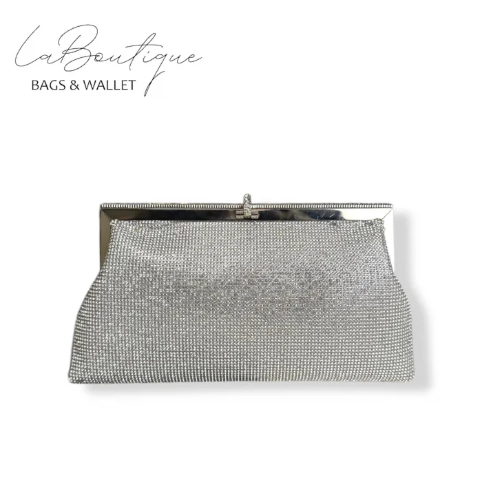 LB ABİYE ÇANTA 25-005 GÜMÜŞ