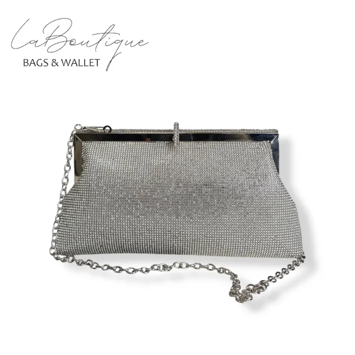 LB ABİYE ÇANTA 25-005 GÜMÜŞ