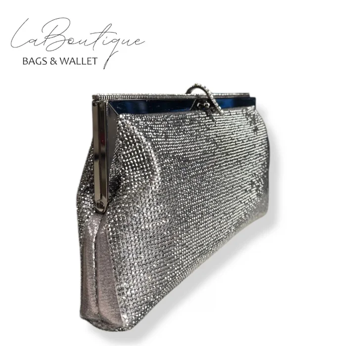 LB ABİYE ÇANTA 25-005 PLATİN