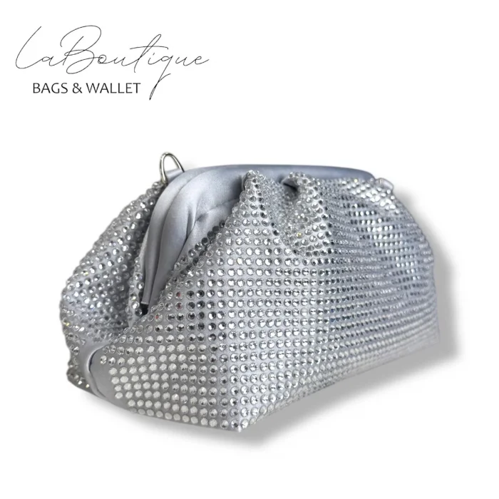 LB ABİYE ÇANTA 25-006 GÜMÜŞ