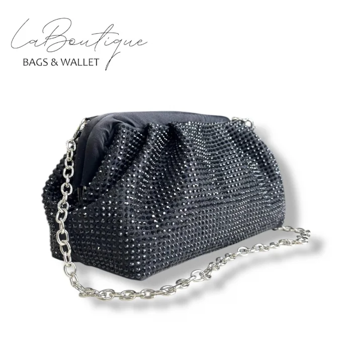 LB ABİYE ÇANTA 25-006 SİYAH