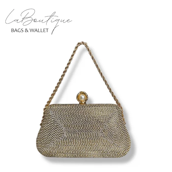 LB ABİYE ÇANTA 25-007 GOLD