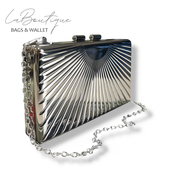 LB ABİYE ÇANTA 25-008 GÜMÜŞ