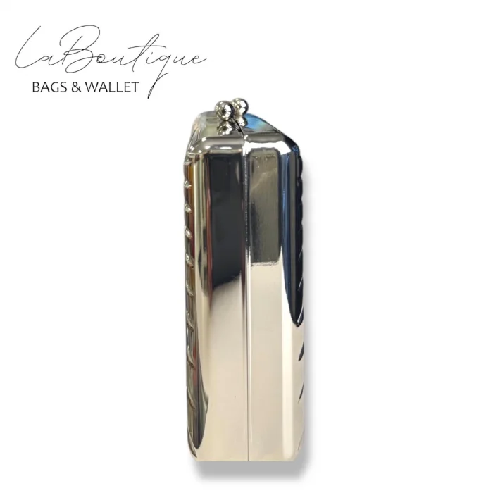 LB ABİYE ÇANTA 25-008 GÜMÜŞ